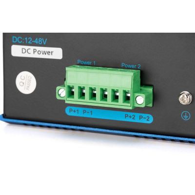 8. Industrial Ethernet Switch 8+2 -Port Gigabit PoE Switch 8 Port GE PoE RJ45, 2 GE SFP Port