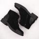 10. Women’s Black Suede-Look Ankle Boots with Warm Lining M.Daszyński SA252-4