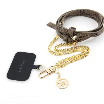 2. Guess 4G Chain CBDY Strap - brown