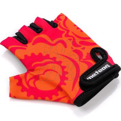 7. Cycling gloves Meteor Big Flower Jr. 24181-24183