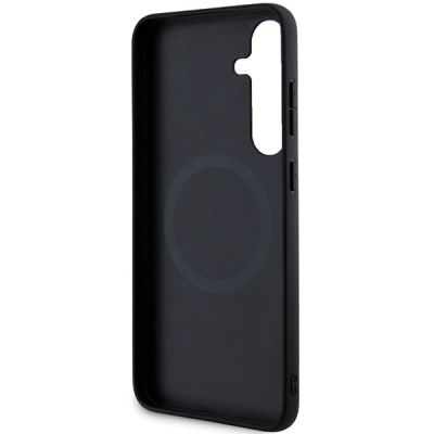 9. Ferrari Hot Stamp V Lines MagSafe case for Samsung Galaxy S24+ - black