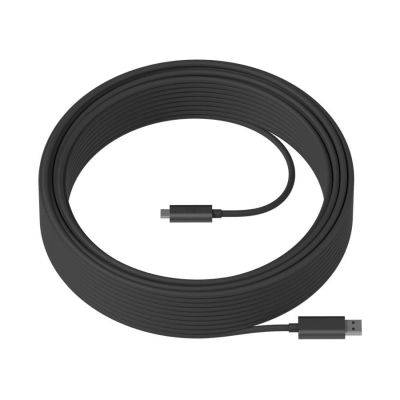 2. Logitech 939-001802 USB Cable USB 3.2 Gen 2 (3.1 Gen 2) 25m USB A USB C Graphite
