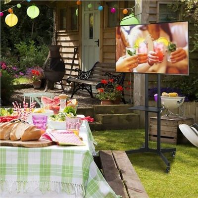 10. TECHLY MOBILE TV STAND LED/LCD 37-70 INCHES 50KG 2