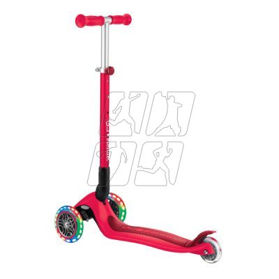 24. Globber Primo Foldable Lights 3-Wheel Scooter 432-102-2 New Red