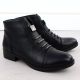 19. Women's black worker boots with socks Sabatina