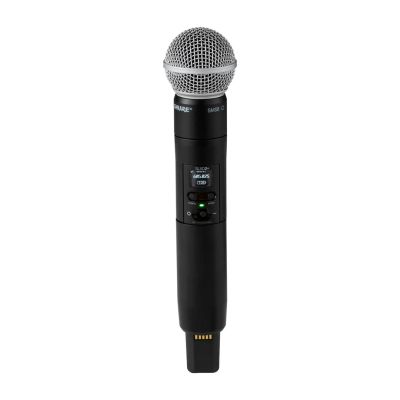2. Shure SLXD24+E/58-G65 - Wireless microphone with SM58 capsule