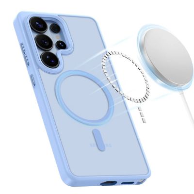 3. Tech-Protect Magmat MagSafe Case for Samsung Galaxy S26 Ultra - Matte Blue