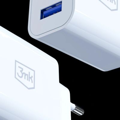 8. 3mk FlowPower 10W 2.4A 2A Wall Charger - White