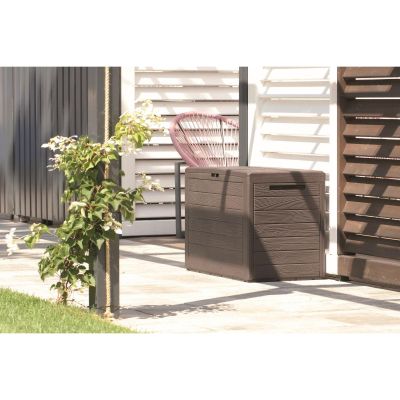 24. GARDEN BOX 140L BROWN WOODEBOX