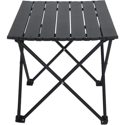 6. FOLDABLE TOURIST SET 3IN1 TABLE AND 2 CHAIRS BLACK ENERO CAMP