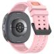 2. Tech-Protect Silicone Air Strap for Samsung Galaxy Watch 40/44/46 mm - Pink