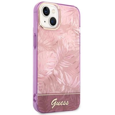 4. Guess GUHCP14MHGJGHP iPhone 14 Plus 6.7 "pink / pink hardcase Jungle Collection