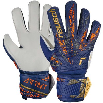 6. Reusch Attrakt Solid M 5470515 4410 goalkeeper gloves