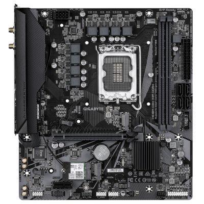 2. Gigabyte H610M D3H WIFI DDR4 motherboard | Intel processor family | LGA1700 processor socket | Supported hard drive interfaces SATA, M.2 | Number of SATA connectors: 4