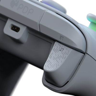 9. PDP Afterglow Wave Gray USB Gamepad Analog/Digital PC, Xbox One, Xbox Series S, Xbox Series X