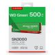 7. WD Green SN3000 500GB M.2 NVMe WDS500G4G0E SSD