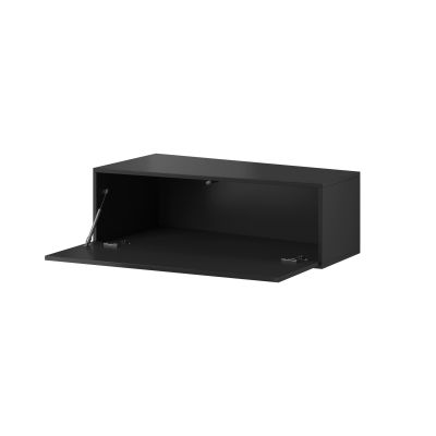 2. TV cabinet VIGO SLANT '90' 30/90/40 black/black-polished