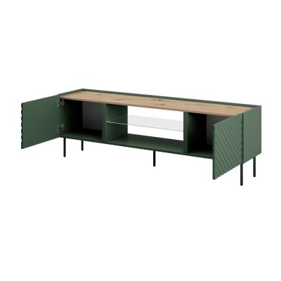 5. TV cabinet EF ONDA 180.5x40xH58.39 green (standing or hanging)
