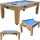 5. 4-IN-1 MULTIGAMING TABLE BILLIARDS TABLE TENNIS HOOK-UP DINING TABLE 214x121.6x81.3CM WOODEN ENERO