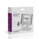 10. Nedis silver tablet stand