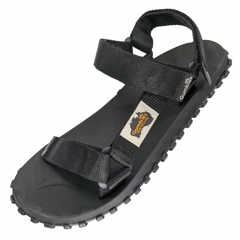 6. Gumbies Scrambler Sandal G-SC-UNI-BLACK