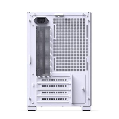 26. Jonsbo D32 STD PC Case, White, Mini Case, mATX, Tempered Glass – White