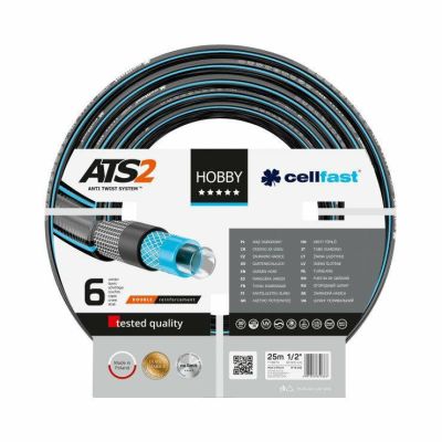 2. CELLFAST HOBBY ATS GARDEN HOSE 3/4" 45mb PL "C" /ON STAND