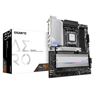 7. GIGABYTE B650 AERO G Motherboard AMD B650 Socket AM5 ATX