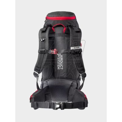 4. Hi-Tec Stone 50 BLACK/RED hiking backpack