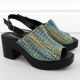 2. Women’s Block-Heel Woven Sandals M.Daszyński MR23126-7