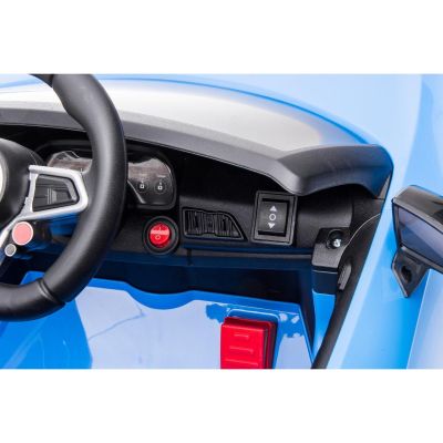 9. BATTERY-POWERED CAR LICENSE AUDI R8 SPYDER BLUE