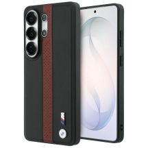 BMW Perforated Stripe Logo MagSafe Case for Samsung Galaxy S26 Ultra - Red