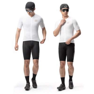 3. Rockbros YDDX011 Diamond Short Sleeve Cycling Jersey Size S - White