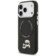 2. Karl Lagerfeld Karl & Choupette Pins MagSafe Case for iPhone 17 Pro - Black