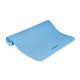 Gymnastics mat for yoga, pilates, fitness, 200x90cm, 1cm thick, TPE material, blue, REBEL ACTIVE