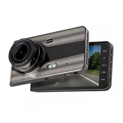 5. DVR979G Full HD G-sensor LCD car video recorder with reversing camera - beige