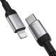 6. Joyroom Extraordinary Series A10 Lightning / USB-C PD 20W cable 1.2 m - black