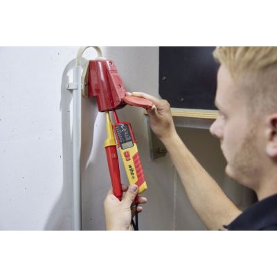 5. Wiha 45217 Voltage Tester Red, Yellow