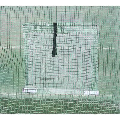 13. GREENHOUSE GARDEN TUNNEL 200X300X200CM PE GREEN STEEL STRUCTURE