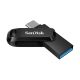3. Pendrive SanDisk Ultra Dual GO SDDDC3-032G-G46 (32GB; USB 3.0, USB-C; black)