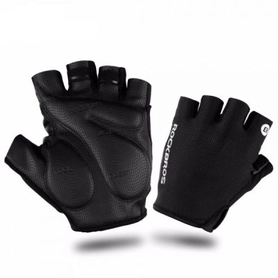 4. Rockbros S106BK cycling gloves, size L - black
