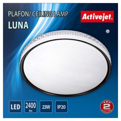 2. Modern LED ceiling lamp Activejet LUNA 23W