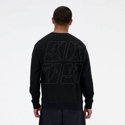 3. New Balance Athletics Premium Logo M MT41547BK sweatshirt