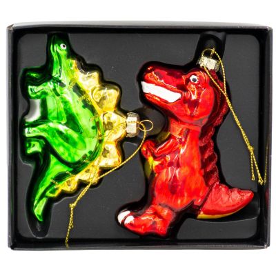 5. MICA GLASS DINOSAUR BAUBLE