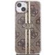 3. Guess IML 4G Gold Stripe case for iPhone 15 Plus / 14 Plus - brown
