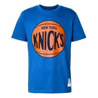 5. Mitchell &amp;Ness NBA New York Knicks Team Logo Tee M BMTRINTL1268-NYKROYA