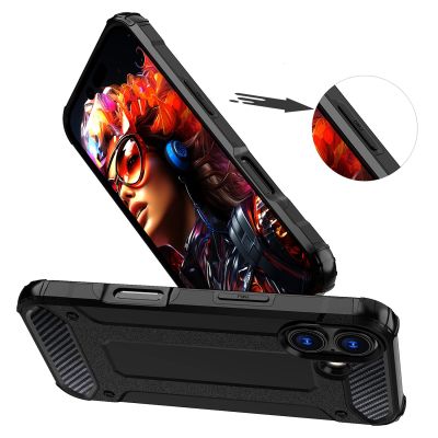 5. Hybrid Armor case for iPhone 17 - black