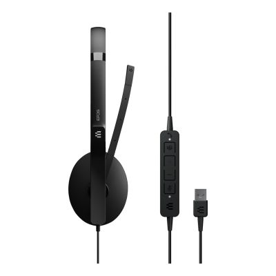 5. Epos Adapt 160T USB-A Wired On-Ear Headphones