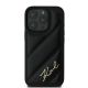 3. Karl Lagerfeld Quilted Signature iPhone 16 Pro Case - Black