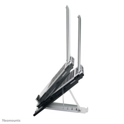 5. Neomounts NSLS100 Laptop Stand Swing Shelf for Notebook Silver 55.9 cm (22")